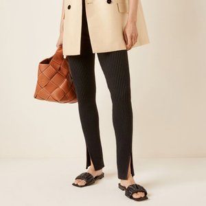 Lisa Yang Sima Split-Front Ribbed Cashmere Leggings Size 1 (Small)